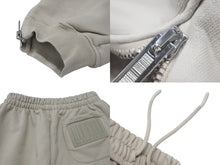 画像をギャラリービューアに読み込む, VETEMENTS ヴェトモン BARCODE PATCH SWEATPANTS バーコードパッチ スウェットパンツ ベージュ サイズS 美品 中古 4c074312 
