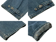 Load image into Gallery viewer, EVISU エビス Lace Up Denim Parka レースアップデニムパーカー サイズ 40 インディゴ コットン100％ 美品 中古 4c074323