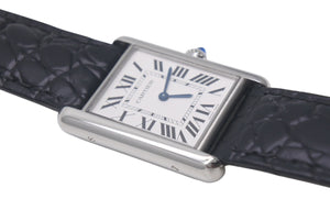 極美品 CARTIER カルティエ 時計 タンクマスト LM クォーツ メンズ WSTA0041 SS シルバー クォーツ 中古 4c074338