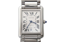 Load image into Gallery viewer, 極美品 CARTIER カルティエ 時計 WSTA0053 タンク マスト ウォッチ XL メンズ SS シルバー クォーツ 中古 4c074339