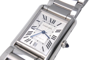 極美品 CARTIER カルティエ 時計 WSTA0053 タンク マスト ウォッチ XL メンズ SS シルバー クォーツ 中古 4c074339