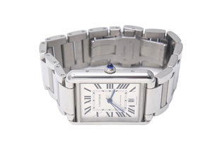 極美品 CARTIER カルティエ 時計 WSTA0053 タンク マスト ウォッチ XL メンズ SS シルバー クォーツ 中古 4c074339