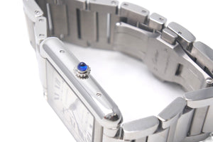 極美品 CARTIER カルティエ 時計 WSTA0053 タンク マスト ウォッチ XL メンズ SS シルバー クォーツ 中古 4c074339