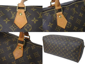 LOUIS VUITTON ルイヴィトン スピーディ40 モノグラム ボストンバッグ ブラウン M41522 SP1929 美品 中古 4c074359