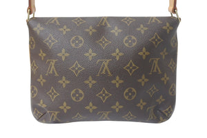 LOUIS VUITTON ルイヴィトン モノグラム ミュゼットタンゴ ショルダーバッグ M51388 ロゴ 斜め掛け 鞄 ゴールド金具 美品 中古 4c074377