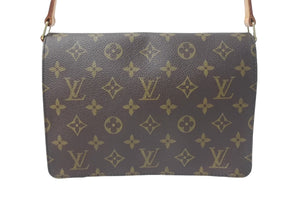 LOUIS VUITTON ルイヴィトン モノグラム ミュゼットタンゴ ショルダーバッグ M51388 ロゴ 斜め掛け 鞄 ゴールド金具 美品 中古 4c074377