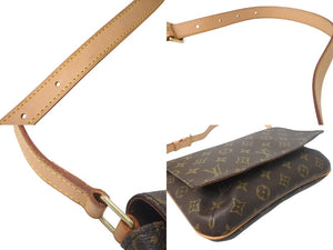 LOUIS VUITTON ルイヴィトン モノグラム ミュゼットタンゴ ショルダーバッグ M51388 ロゴ 斜め掛け 鞄 ゴールド金具 美品 中古 4c074377