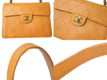 Load image into Gallery viewer, CHANEL シャネル マトラッセ ショルダーバッグ オレンジ 5番台 キャビアスキン ゴールド金具 美品 中古 4c074394