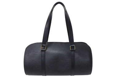 極美品 LOUIS VUITTON ルイヴィトン エピ スフロ ハンドバッグ レザー ノワール M52222 エピレザー ゴールド金具 中古 4c074407