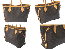 Load image into Gallery viewer, LOUIS VUITTON ルイヴィトン モノグラム ネヴァーフルPM トートバッグ ブラウン M41245 ロゴ ゴールド金具 美品 中古 4c074411