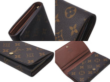 Load image into Gallery viewer, LOUIS VUITTON ルイヴィトン ポルトモネ ビエ トレゾール 二つ折り財布 M61730 モノグラムキャンバス ブラウン 美品 中古 4c074412