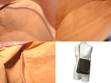 Load image into Gallery viewer, LOUIS VUITTON ルイヴィトン モノグラム ミュゼットサルサ ショルダーバッグ M51258 ブラウン PVC ヌメ革 ゴールド金具 美品 中古 4c074421