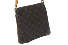 Load image into Gallery viewer, LOUIS VUITTON ルイヴィトン モノグラム ミュゼットサルサ ショルダーバッグ M51258 ブラウン PVC ヌメ革 ゴールド金具 美品 中古 4c074421