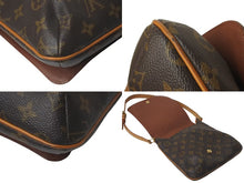 Load image into Gallery viewer, LOUIS VUITTON ルイヴィトン モノグラム ミュゼットサルサ ショルダーバッグ M51258 ブラウン PVC ヌメ革 ゴールド金具 美品 中古 4c074421