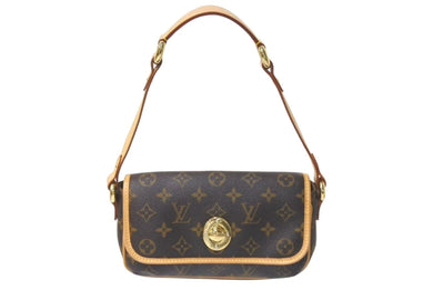 極美品 LOUIS VUITTON ルイヴィトン ティカルPM ワンショルダーバッグ M40078 モノグラム ブラウン ゴールド 中古 4c074425