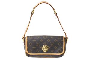 極美品 LOUIS VUITTON ルイヴィトン ティカルPM ワンショルダーバッグ M40078 モノグラム ブラウン ゴールド 中古 4c074425