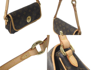 極美品 LOUIS VUITTON ルイヴィトン ティカルPM ワンショルダーバッグ M40078 モノグラム ブラウン ゴールド 中古 4c074425