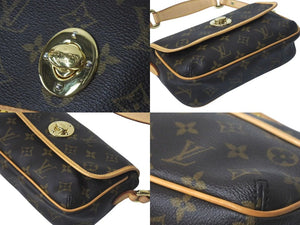 極美品 LOUIS VUITTON ルイヴィトン ティカルPM ワンショルダーバッグ M40078 モノグラム ブラウン ゴールド 中古 4c074425