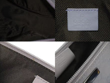 Load image into Gallery viewer, GUCCI グッチ GG柄 ワンショルダーバッグ ポーチ 07198 イタリア製 キャンバス レザー パープル シルバー金具 美品 中古 4c074448