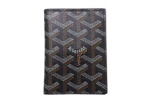 Load image into Gallery viewer, 極美品 GOYARD ゴヤール SAINT MARC サンマルク パスケース カードケース ブラック ヘリンボーン柄 中古 4c074453