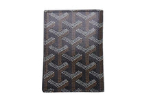 Load image into Gallery viewer, 極美品 GOYARD ゴヤール SAINT MARC サンマルク パスケース カードケース ブラック ヘリンボーン柄 中古 4c074453