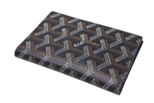 Load image into Gallery viewer, 極美品 GOYARD ゴヤール SAINT MARC サンマルク パスケース カードケース ブラック ヘリンボーン柄 中古 4c074453