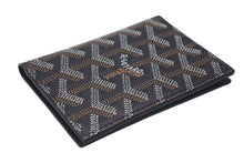 Load image into Gallery viewer, 極美品 GOYARD ゴヤール SAINT MARC サンマルク パスケース カードケース ブラック ヘリンボーン柄 中古 4c074453