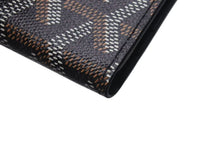 Load image into Gallery viewer, 極美品 GOYARD ゴヤール SAINT MARC サンマルク パスケース カードケース ブラック ヘリンボーン柄 中古 4c074453