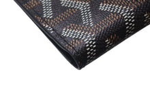 Load image into Gallery viewer, 極美品 GOYARD ゴヤール SAINT MARC サンマルク パスケース カードケース ブラック ヘリンボーン柄 中古 4c074453