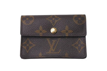 Load image into Gallery viewer, LOUIS VUITTON ルイヴィトン ポルトモネ プラ コインケース M61930 モノグラムキャンバス ブラウン ゴールド金具 美品 中古 4c074456