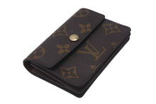 Load image into Gallery viewer, LOUIS VUITTON ルイヴィトン ポルトモネ プラ コインケース M61930 モノグラムキャンバス ブラウン ゴールド金具 美品 中古 4c074456