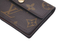 Load image into Gallery viewer, LOUIS VUITTON ルイヴィトン ポルトモネ プラ コインケース M61930 モノグラムキャンバス ブラウン ゴールド金具 美品 中古 4c074456