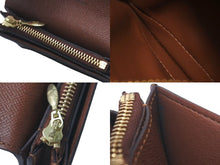 Load image into Gallery viewer, LOUIS VUITTON ルイヴィトン ポルトモネ プラ コインケース M61930 モノグラムキャンバス ブラウン ゴールド金具 美品 中古 4c074456