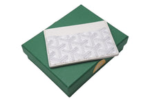 Load image into Gallery viewer, 新品同様 GOYARD ゴヤール サンシュルピス カードケース 名刺入れ STSULPPMLTY08CL08X PVC レザー ホワイト 中古 4c074458