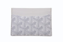 Load image into Gallery viewer, 新品同様 GOYARD ゴヤール サンシュルピス カードケース 名刺入れ STSULPPMLTY08CL08X PVC レザー ホワイト 中古 4c074458