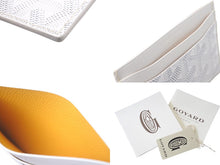 Load image into Gallery viewer, 新品同様 GOYARD ゴヤール サンシュルピス カードケース 名刺入れ STSULPPMLTY08CL08X PVC レザー ホワイト 中古 4c074458