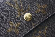 Load image into Gallery viewer, LOUIS VUITTON ルイヴィトン ポルトモネ ピエ カルトクレディ 三つ折り財布 M61652 ブラウン ゴールド金具 美品 中古 4c074461