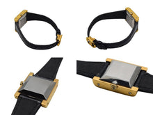 画像をギャラリービューアに読み込む, Christian Dior クリスチャンディオール 腕時計 SWISS MADE GP メタル レザー ブラック ゴールド金具 美品 中古 4c074466