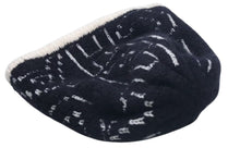 Load image into Gallery viewer, CHANEL シャネル Cashmere Wool Silk Logo Beanie Black White カシミヤ ウール シルク ビーニー 美品 中古 4c074470