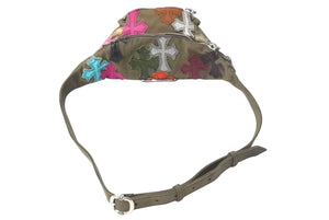 CHROME HEARTS クロムハーツ SNAT PACK MINI MULTI スナットパックミニ マルチクロスパッチ ボディーバッグ 美品 中古 4c074472