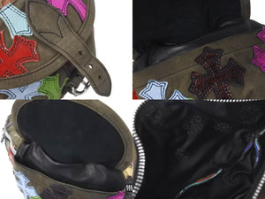 CHROME HEARTS クロムハーツ SNAT PACK MINI MULTI スナットパックミニ マルチクロスパッチ ボディーバッグ 美品 中古 4c074472
