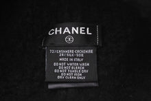 Load image into Gallery viewer, CHANEL シャネル Cashmere Knit カシミヤ ビーニー ブラック ニットキャップ 新タグ ココマーク 美品 中古 4c074474