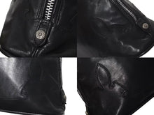 Load image into Gallery viewer, CHROME HEARTS クロムハーツ MINI SLOUCHY MO BAG ミニスラウチ バッグ ハンドバッグ レザー ブラック シルバー金具 美品 中古 4c074482