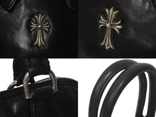 Load image into Gallery viewer, CHROME HEARTS クロムハーツ MINI SLOUCHY MO BAG ミニスラウチ バッグ ハンドバッグ レザー ブラック シルバー金具 美品 中古 4c074482