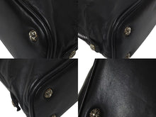 Load image into Gallery viewer, CHROME HEARTS クロムハーツ MINI SLOUCHY MO BAG ミニスラウチ バッグ ハンドバッグ レザー ブラック シルバー金具 美品 中古 4c074482