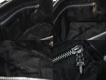 Load image into Gallery viewer, CHROME HEARTS クロムハーツ MINI SLOUCHY MO BAG ミニスラウチ バッグ ハンドバッグ レザー ブラック シルバー金具 美品 中古 4c074482