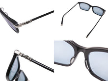 画像をギャラリービューアに読み込む, CHROME HEARTS クロムハーツ FUN HATCH-A サングラス サイズ54□18-148 ブルーレンズ シルバー ブラック925 美品 中古 4c074483 