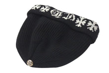 Load image into Gallery viewer, 新品同様 CHROME HEARTS クロムハーツ ビーニー ニットキャップ BIG DADDY ビッグ ダディ カシミア ブラック ワンサイズ 中古 4c074491