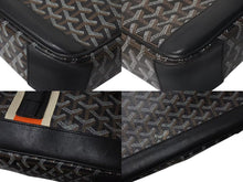 Load image into Gallery viewer, GOYARD GRAND BLEU MM ゴヤール グランブルーMM ショルダーバッグ ブラック PVC×レザー 美品 中古 4c074497