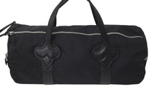 画像をギャラリービューアに読み込む, クロムハーツ Chrome Hearts Duffle Gym ダッフルジムバッグ ボストンバッグ ナイロン レザー ブラック シルバー金具 美品 中古 4c074498 